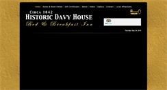 Desktop Screenshot of davyhouse.com