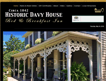 Tablet Screenshot of davyhouse.com